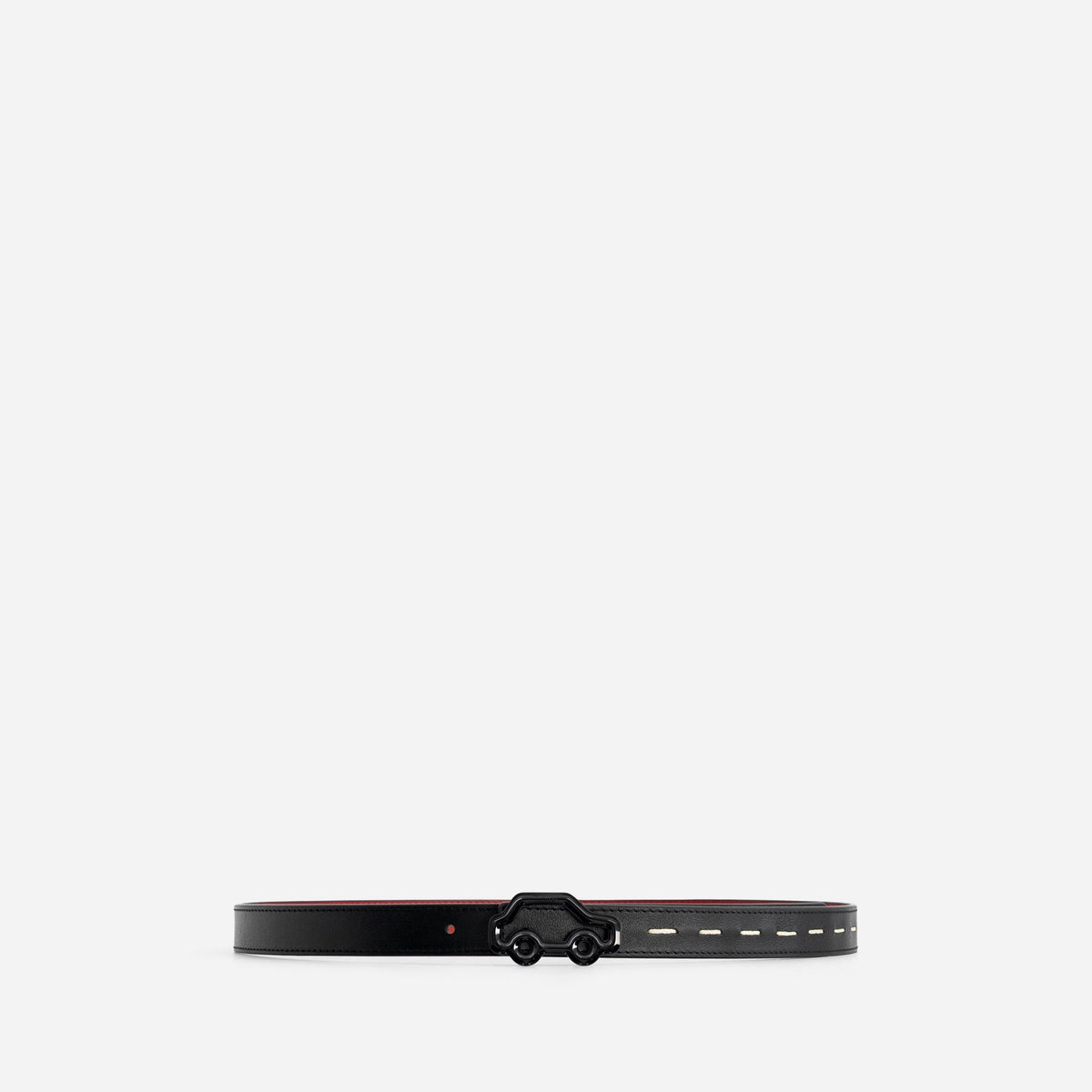 'Hit the Road' Belt - Black & Red