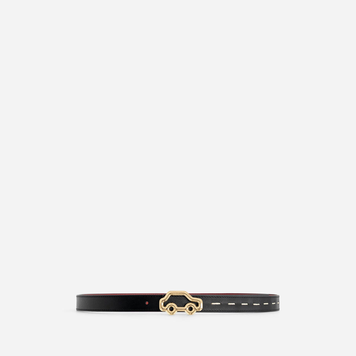 'Hit the Road' Belt - Black & Red