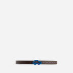 'Hit the Road' Belt - Espresso & Bordeaux