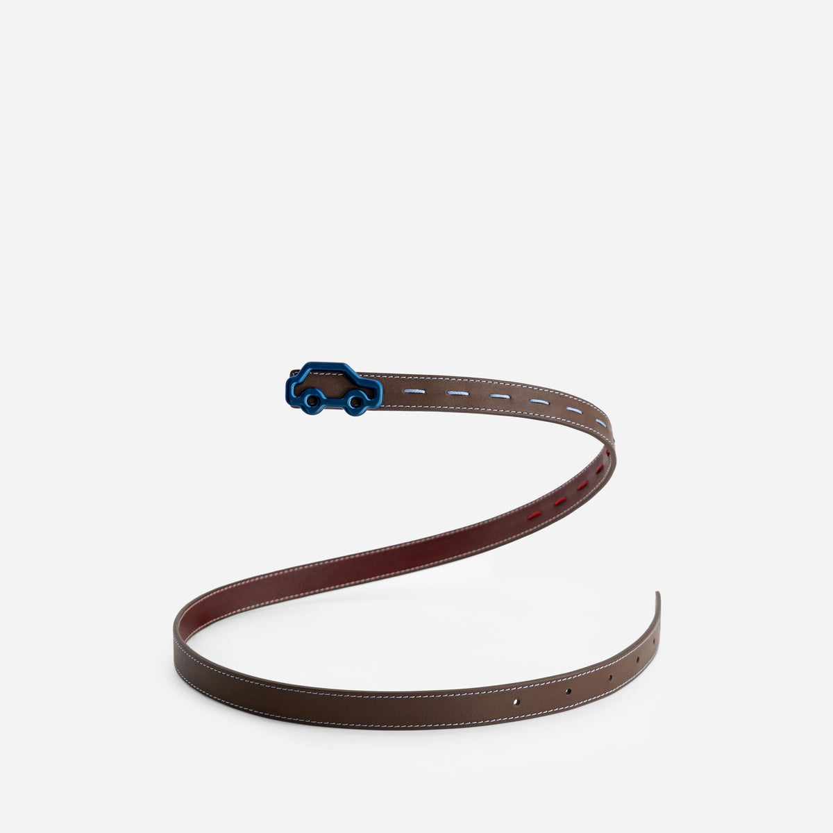 'Hit the Road' Belt - Espresso & Bordeaux