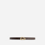'Hit the Road' Belt - Espresso & Bordeaux