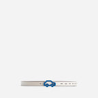 'Hit the Road' Belt - Off White & Espresso