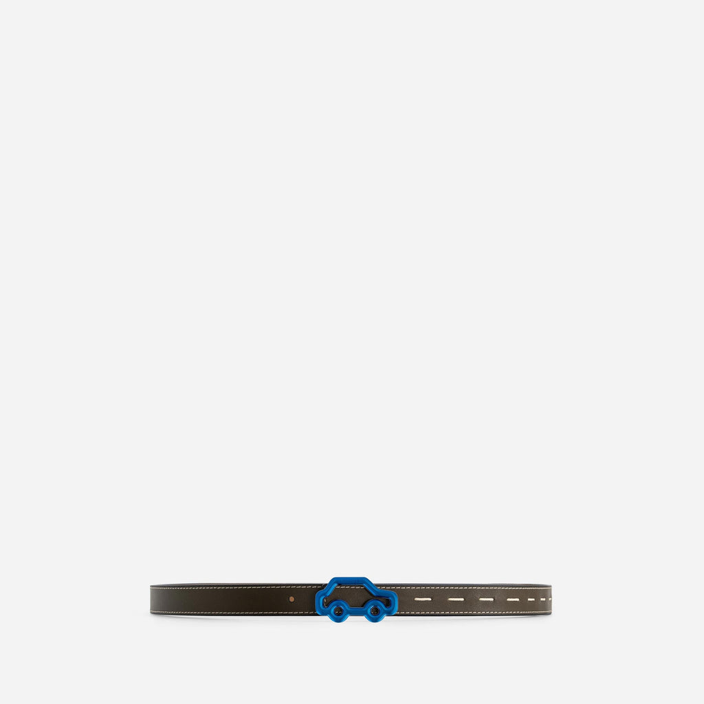 'Hit the Road' Belt - Truffle Green & Canyon